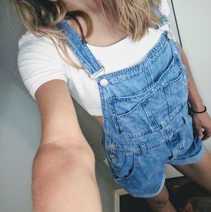90s Guess Overalls | Overall shorts | Vintage Jean
